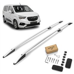 Roof rails for Opel Combo E K9 H1 L2 XL 2018- SKYPORT Aluminum Plastic
