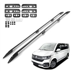 Roof rails for Volkswagen VW Multivan T6.1 H1 L2 LWB 2019-2022 SKYPORT Alu