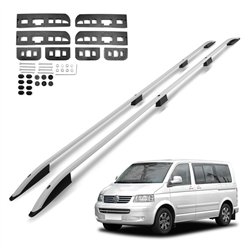 Roof rails for Volkswagen VW Caravelle T5 H1 L2 LWB 2003-2015 SKYPORT Alum