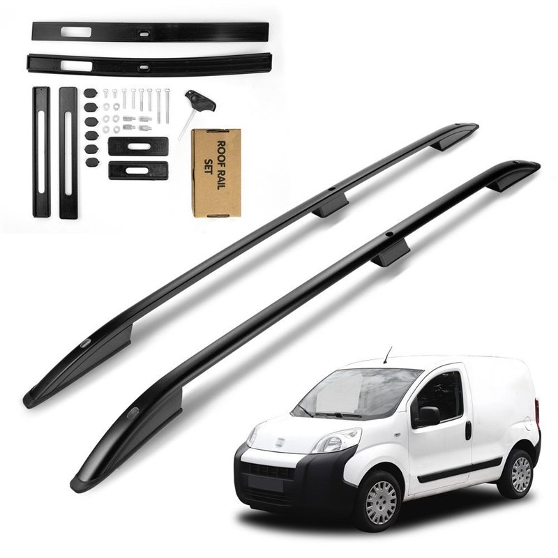 Roof rails for Fiat Fiorino III 225 2008-2018 SKYPORT Aluminum Plastic