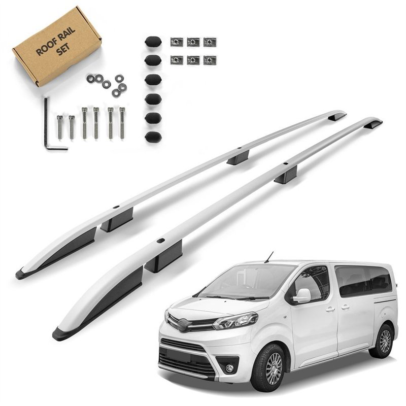 Relingi dachowe Toyota Proace II MDZ/MPY H1 L2 2016- Aluminium p