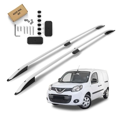 Roof rails for Nissan NV250 I W H1 L2 2019-2022 SKYPORT Aluminum Plastic
