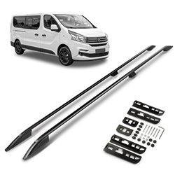Roof rails for Fiat Talento II 296 H1 L2 LWB 2016-2021 SKYPORT Aluminum Pl