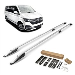 Roof rails for Volkswagen VW Multivan T6.1 H1 L2 LWB 2019-2022 SKYPORT Alu