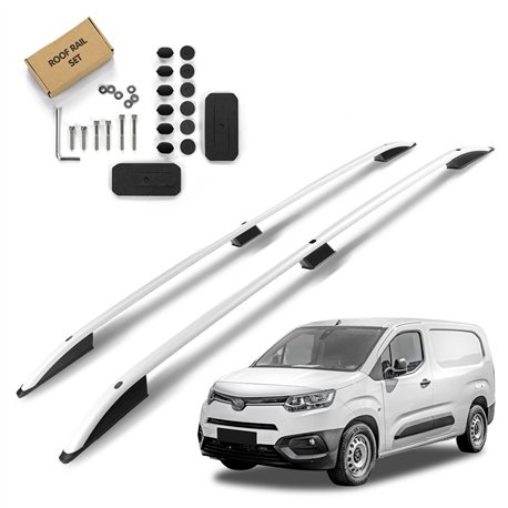 Roof rails for Toyota Proace City I E/K9 H1 L1 Standard 2020- SKYPORT Alum