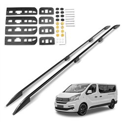 Roof rails for Fiat Talento II 296 H1 L2 LWB 2016-2021 SKYPORT Aluminum Pl
