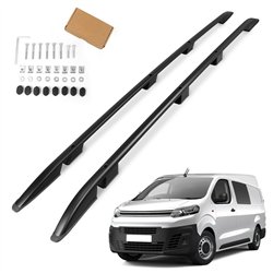 Relingi dachowe Citroen Jumpy III V H1 L3 XL 2016- Aluminium plastik