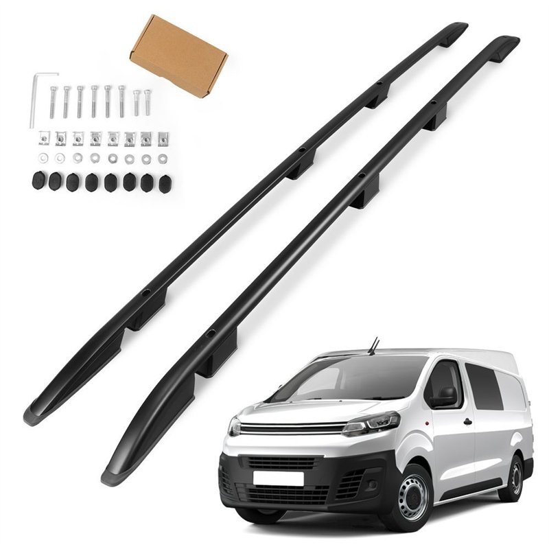 Relingi dachowe Citroen Jumpy III V H1 L3 XL 2016- Aluminium plastik