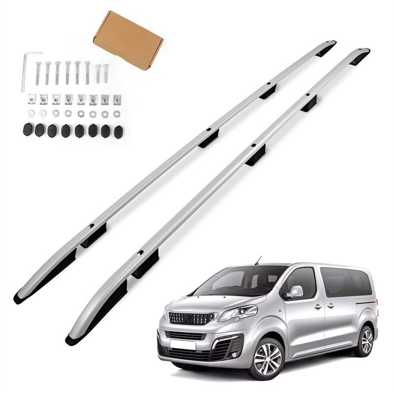 Relingi dachowe Peugeot Traveller I V H1 L3 2017- Aluminium plastik