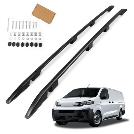 Relingi dachowe Peugeot e-Expert I V H1 L3 Long 2020- Aluminium plastik