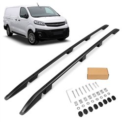 Relingi dachowe do Opel Vivaro C H1 2019- Aluminium plastik