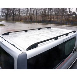 Relingi dachowe do Opel Vivaro C H1 2019- Aluminium plastik
