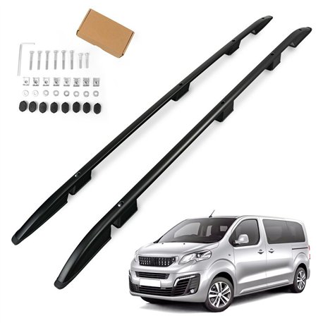 Relingi dachowe Peugeot Traveller I V H1 L2 Standard 2016- Aluminium pla