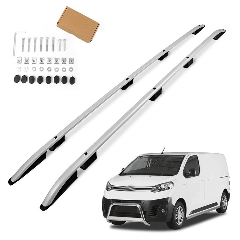 Relingi dachowe Citroen Dispatch III V H1 L3 XL 2016- Aluminium plastik