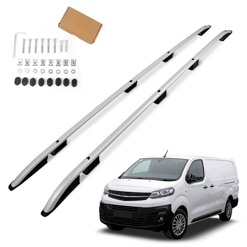 Relingi dachowe do Opel Vivaro C H1 2019- Aluminium plastik