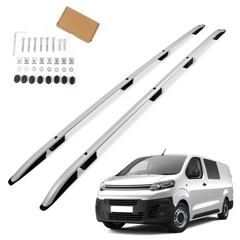 Relingi dachowe Citroen Jumpy III V H1 L3 XL 2016- Aluminium plastik