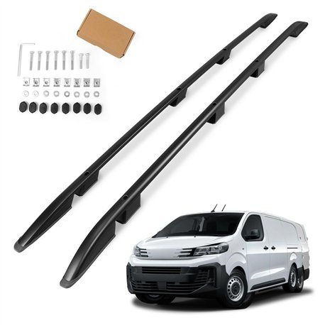 Relingi dachowe Citroen e-Jumpy I V H1 L3 XL 2020- Aluminium plastik