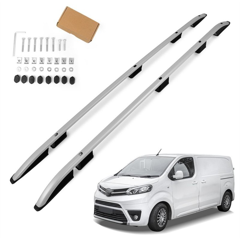 Relingi dachowe Toyota Proace II MDZ/MPY H1 L1 Standard 2016- Aluminium