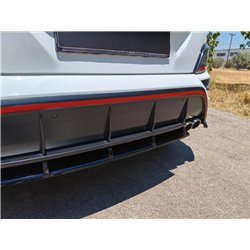 Rear bumper lip for Hyundai Kona I (OS) N-Line FL 2021-2023 | Black ABS