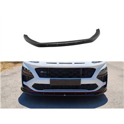 Front splitter for Hyundai Kona I (OS) N / N-Line FL 2021-2023 | Black ABS