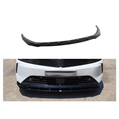 Front splitter for Opel Astra Hatchback L (C02) 5D 2022- | Black ABS