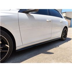 Side skirt extensions for Opel Astra Hatchback L C02 5D 2022- Black ABS