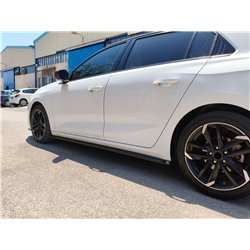 Side skirt extensions for Opel Astra Hatchback L C02 5D 2022- Black ABS