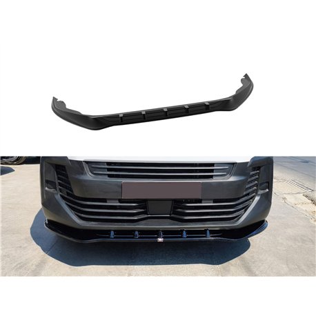Front splitter for Toyota Proace II (MDZ/MPY) FL 2024- | Black ABS
