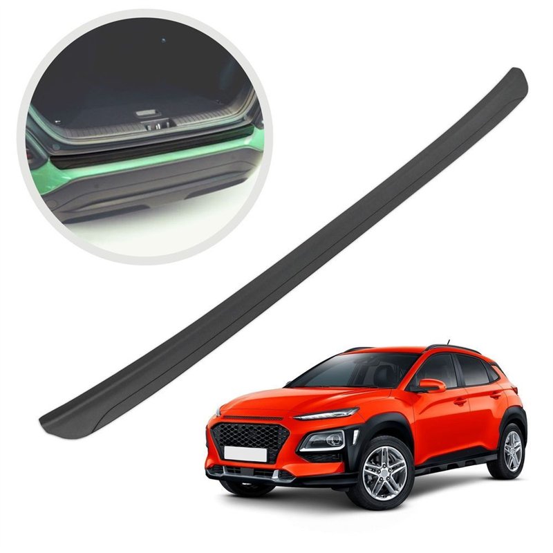 Rear bumper trim for Hyundai Kona I OS PRE-FL 2017-2021 PUR composite PU