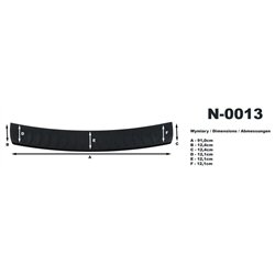 Listwa tylnego zderzaka Mitsubishi Lancer Sportback Hatchback VIII CY0 5