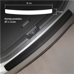 Rear bumper trim for Hyundai ix20 I JC 2010-2019 Black PUR composite PU