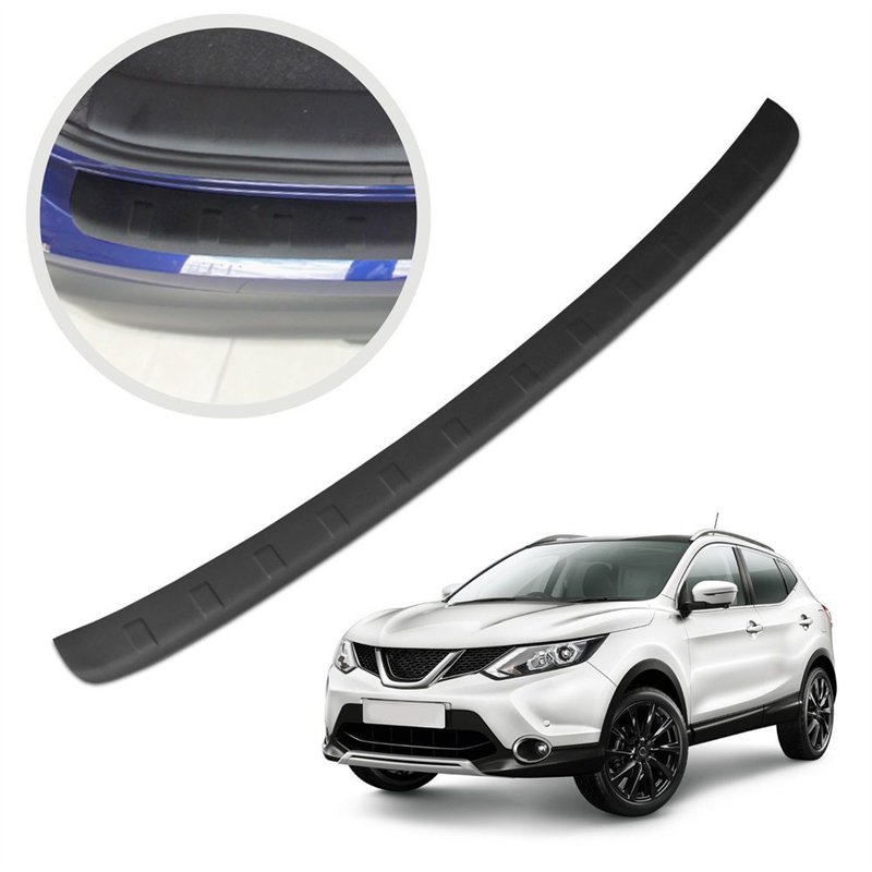 Rear bumper trim for Nissan Qashqai II J11 PRE-FL 2014-2017 PUR composite
