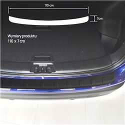 Rear bumper trim for Nissan Qashqai II J11 PRE-FL 2014-2017 PUR composite