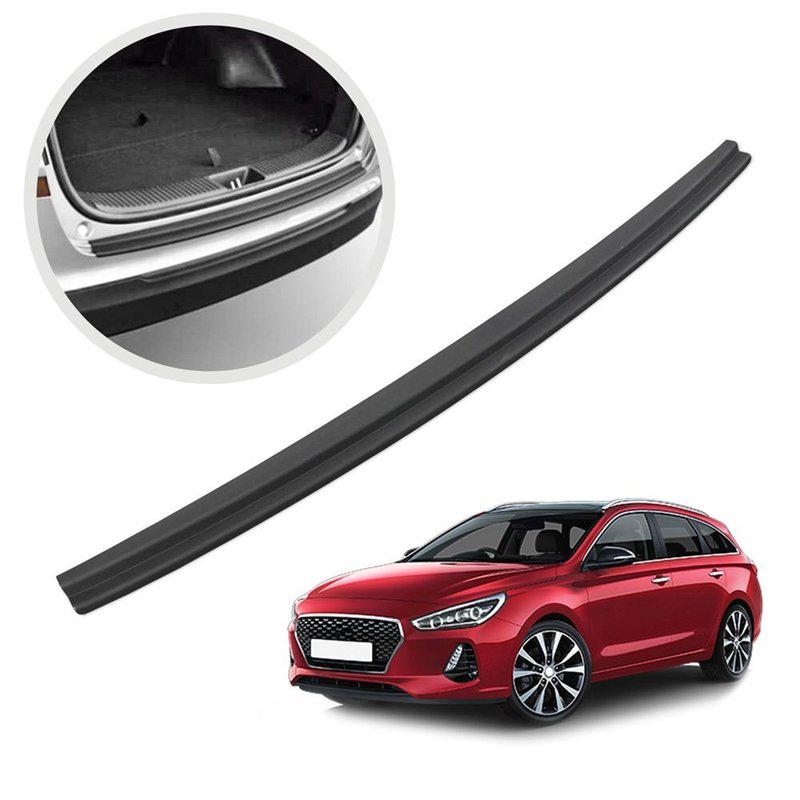 Rear bumper trim for Hyundai i30 Station Wagon III PDE 2017- PUR composite