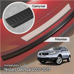 Rear bumper trim for Nissan Qashqai I J10 FLJJ10E 2007-2014 PUR composite