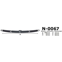 Listwa tylnego zderzaka Hyundai Bayon I BC3 CUV 2021- Kompozyt PURowy PU