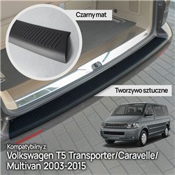 Listwa tylnego zderzaka Volkswagen VW Caravelle T5 2003-2015 Kompozyt PU