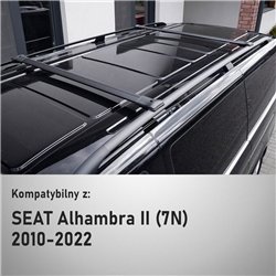 Bagażnik dachowy do SEAT Alhambra II (7N) 2010-2022 | Elegance V1