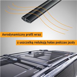 Bagażnik dachowy do Ford Tourneo Courier II V769 2023- Aluminiu