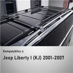 Bagażnik dachowy do Jeep Liberty I (KJ) 2001-2007 | Elegance V1