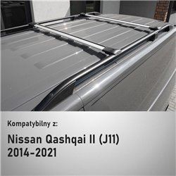 Bagażnik dachowy do Nissan Qashqai II J11 2014-2021 Elegance V1