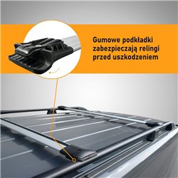 Bagażnik dachowy do Ford Kuga II C520 DM2 2013-2019 Elegance V1