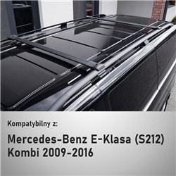 Bagażnik dachowy do Mercedes E-Klasa Kombi S212 2009-2016 Alumi
