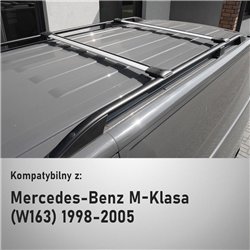 Bagażnik dachowy do Mercedes M-Klasa W163 1998-2005 Elegance V1