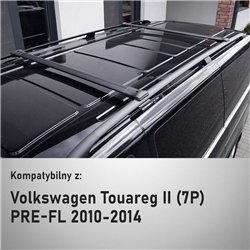 Bagażnik dachowy Volkswagen VW Touareg II 7P PRE-FL 2010-2014 Elegance V