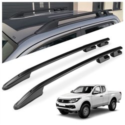 Roof rails for Fiat Fullback I 502 KT0T KJ/KK/KL 4D 2016-2020 Sport Alumin