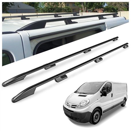 Relingi dachowe Nissan Primastar I F4/J4 L2 LWB 2002-2015 Aluminiu