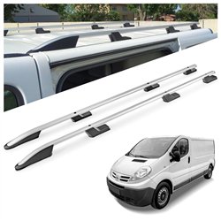 Roof rails for Nissan Primastar I F4/J4 L1 SWB 2002-2015 Sport Aluminum Pl
