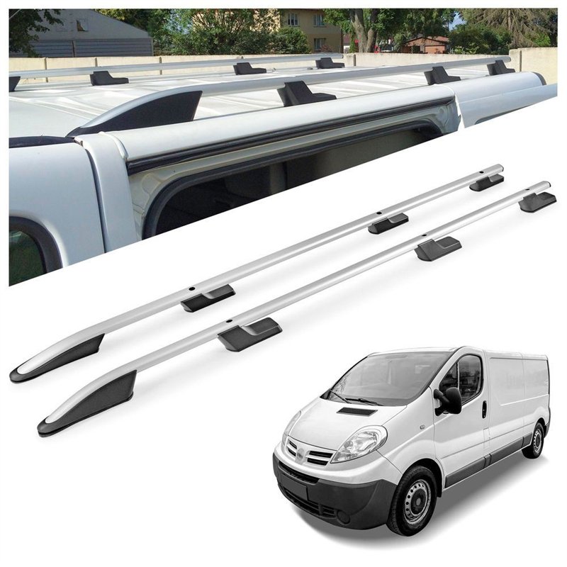 Relingi dachowe Nissan Primastar I F4/J4 L1 SWB 2002-2015 Aluminiu