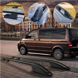 Roof rails for Renault Trafic II FL/JL L1 SWB 2001-2014 Sport Aluminum Pla